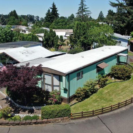 aerial view of twin cedars